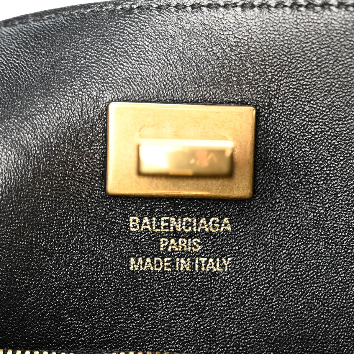 Balenciaga Smooth Calfskin Small Bel Air Carry All Bag Black