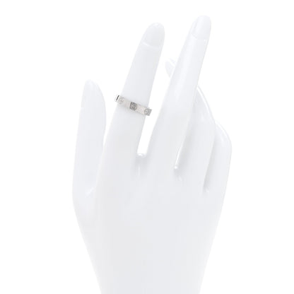 Cartier 18K White Gold 3.5mm LOVE Wedding Band Ring 51 5.75