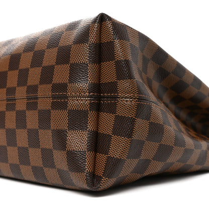 Louis Vuitton Damier Ebene Canvas Graceful MM Shoulder Bag Brown