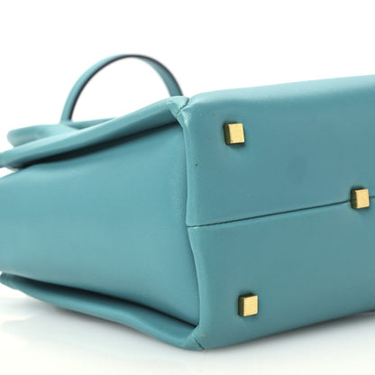 Valentino Garavani Nappa Small One Stud Handbag Marine Green