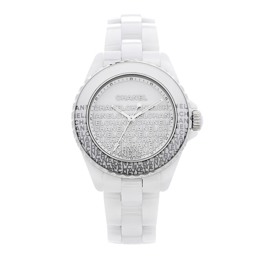 Chanel Stainless Steel Ceramic 33mm J12 Wanted de Chanel Watch White