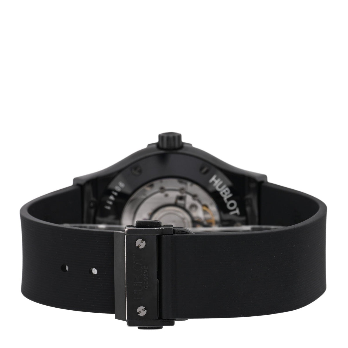 Hublot Ceramic Rubber 42mm Classic Fusion Black Magic Automatic Watch Black 542.CM.1770.RX
