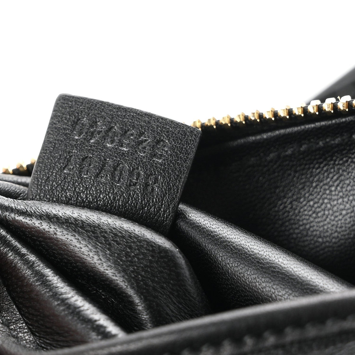Gucci Snakeskin Half Horsebit Medium Shoulder Bag Black