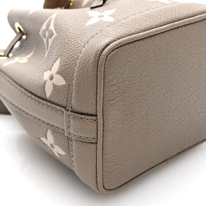 Louis Vuitton Empreinte Monogram Giant Nano Noe Tourterelle Creme
