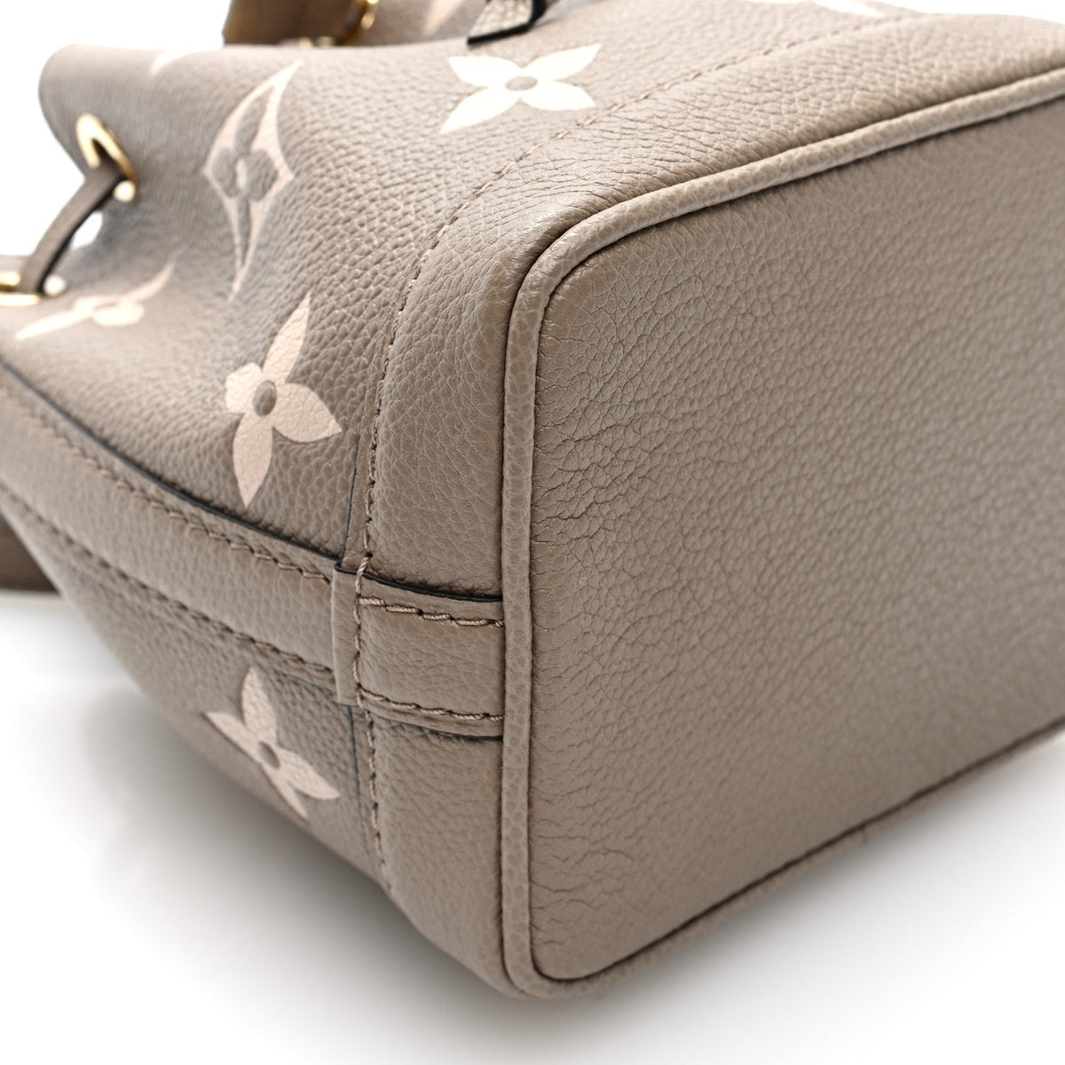Louis Vuitton Empreinte Monogram Giant Nano Noe Bag Tourterelle Creme