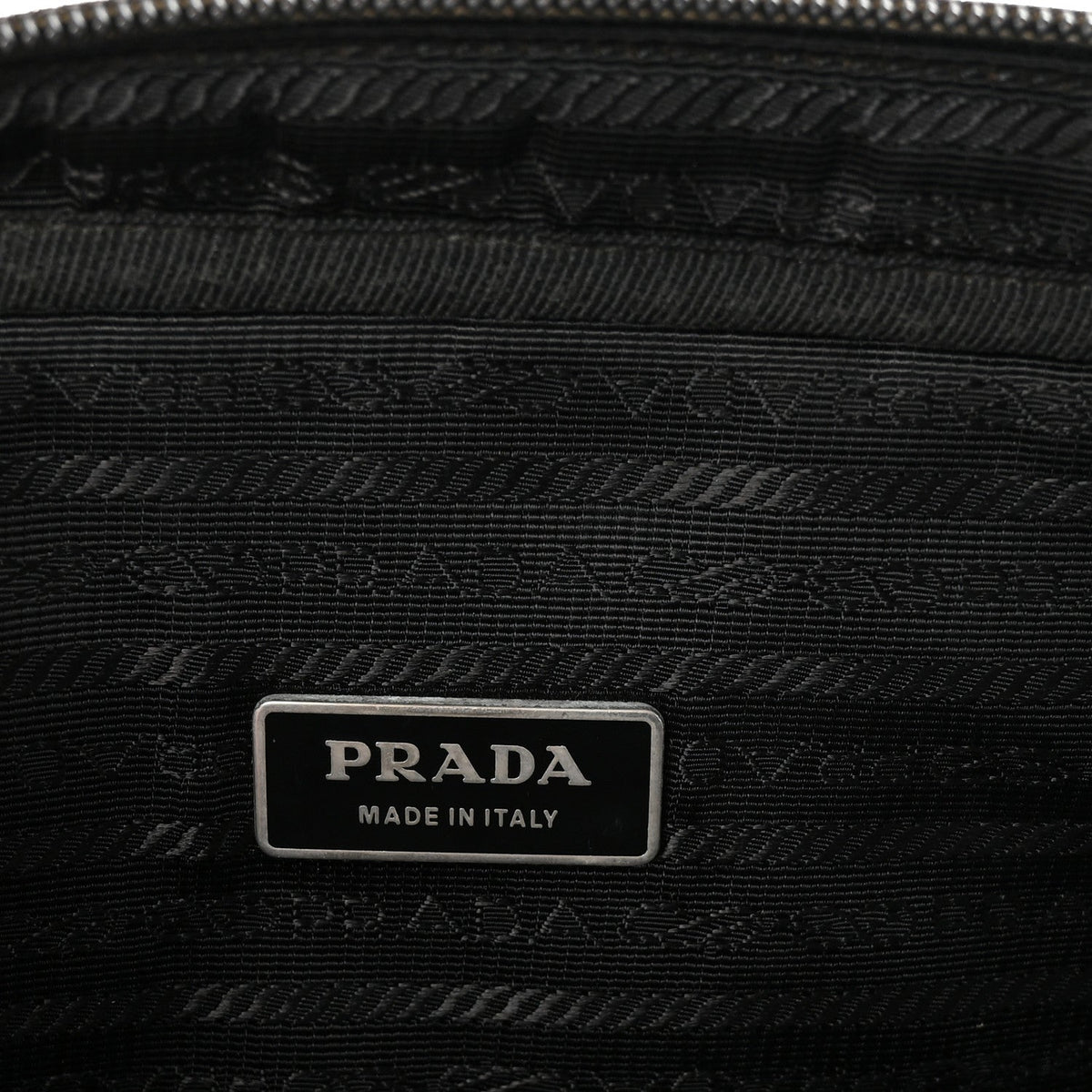 Prada Saffiano Tessuto Nylon Small Briefcase Black 1844612