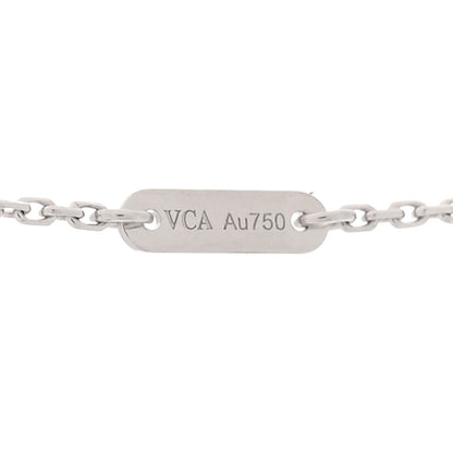 Van Cleef & Arpels 18K White Gold Diamond Mini Frivole Pendant Necklace
