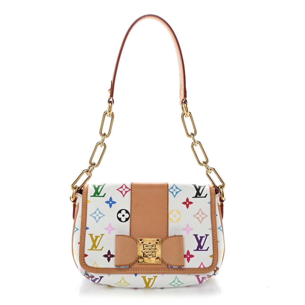 Louis Vuitton Monogram Multicolor Patti White
