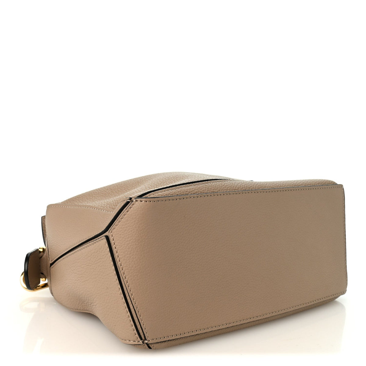 Loewe Grained Calfskin Small Puzzle Bag Sand