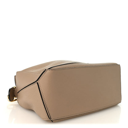 Loewe Grained Calfskin Small Puzzle Bag Sand