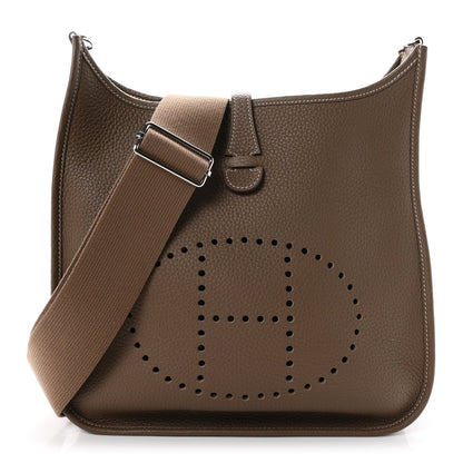 Hermes Taurillon Clemence Evelyne III PM Etoupe 1983959
