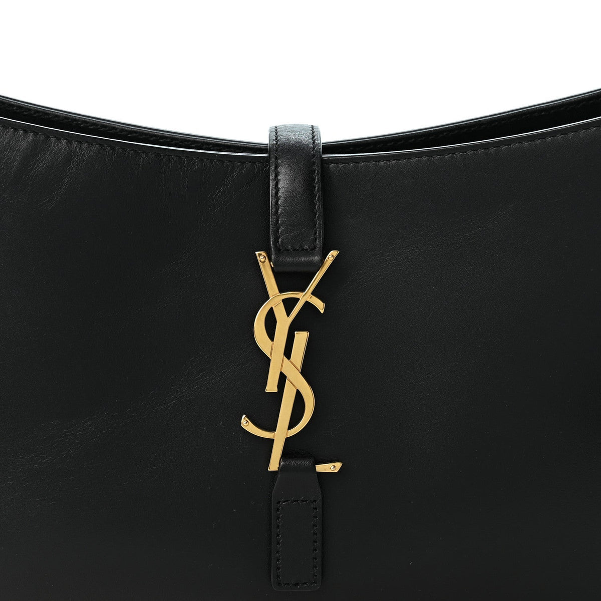 Saint Laurent Smooth Calfskin Le 5 A 7 Hobo Black