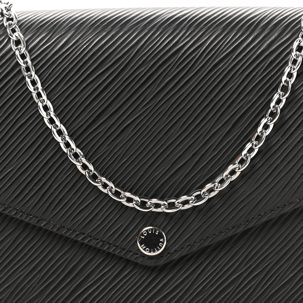 Louis Vuitton Epi Pochette Felicie Black Hot Pink