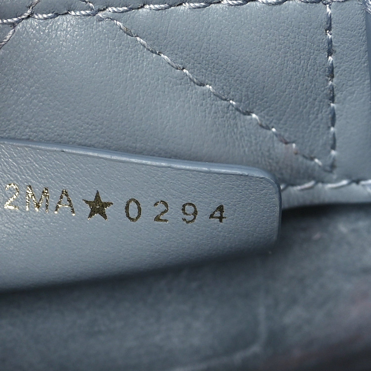 Christian Dior Calfskin Macrocannage Mini Book Tote Cloud Blue