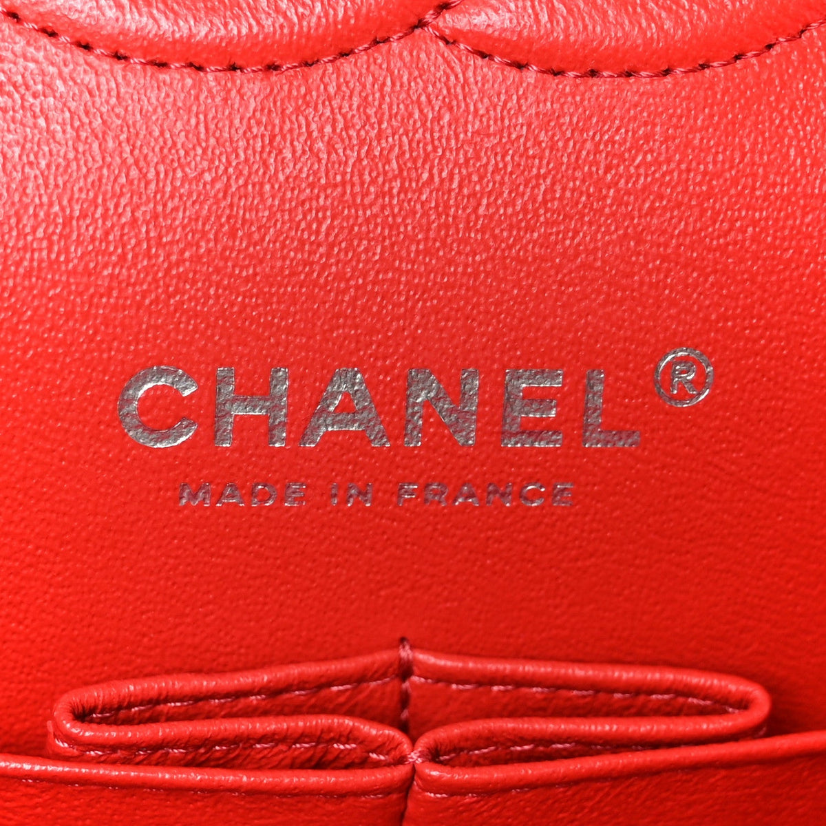 Chanel Caviar Quilted Medium Double Flap Red