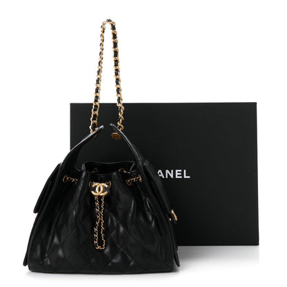 Chanel Caviar Quilted Small 25 Handbag Black 1980412