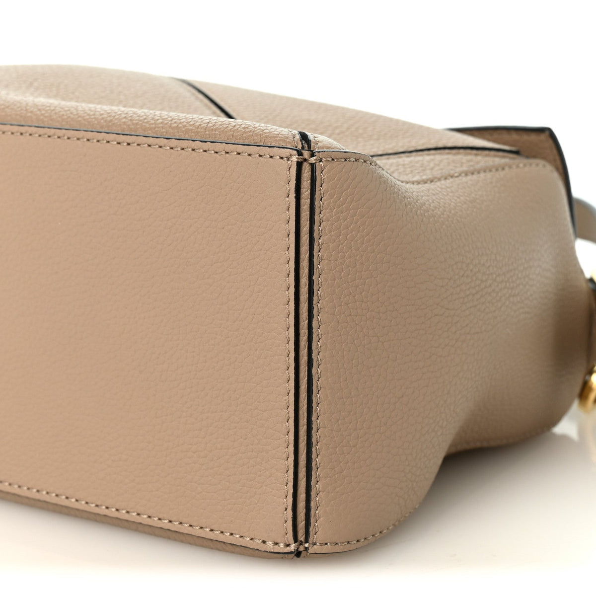 Loewe Grained Calfskin Small Puzzle Bag Sand