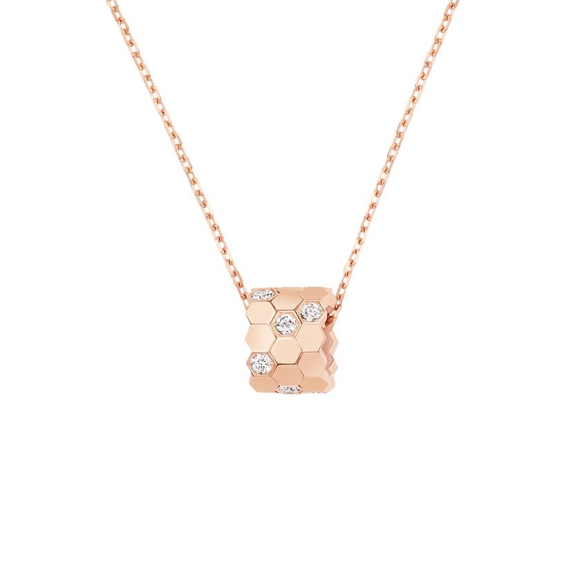 18K Gold Diamond Chaumet Bee My Love Pendant