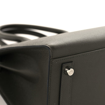 Hermes Epsom Birkin Sellier 30 Bag Vert De Gris