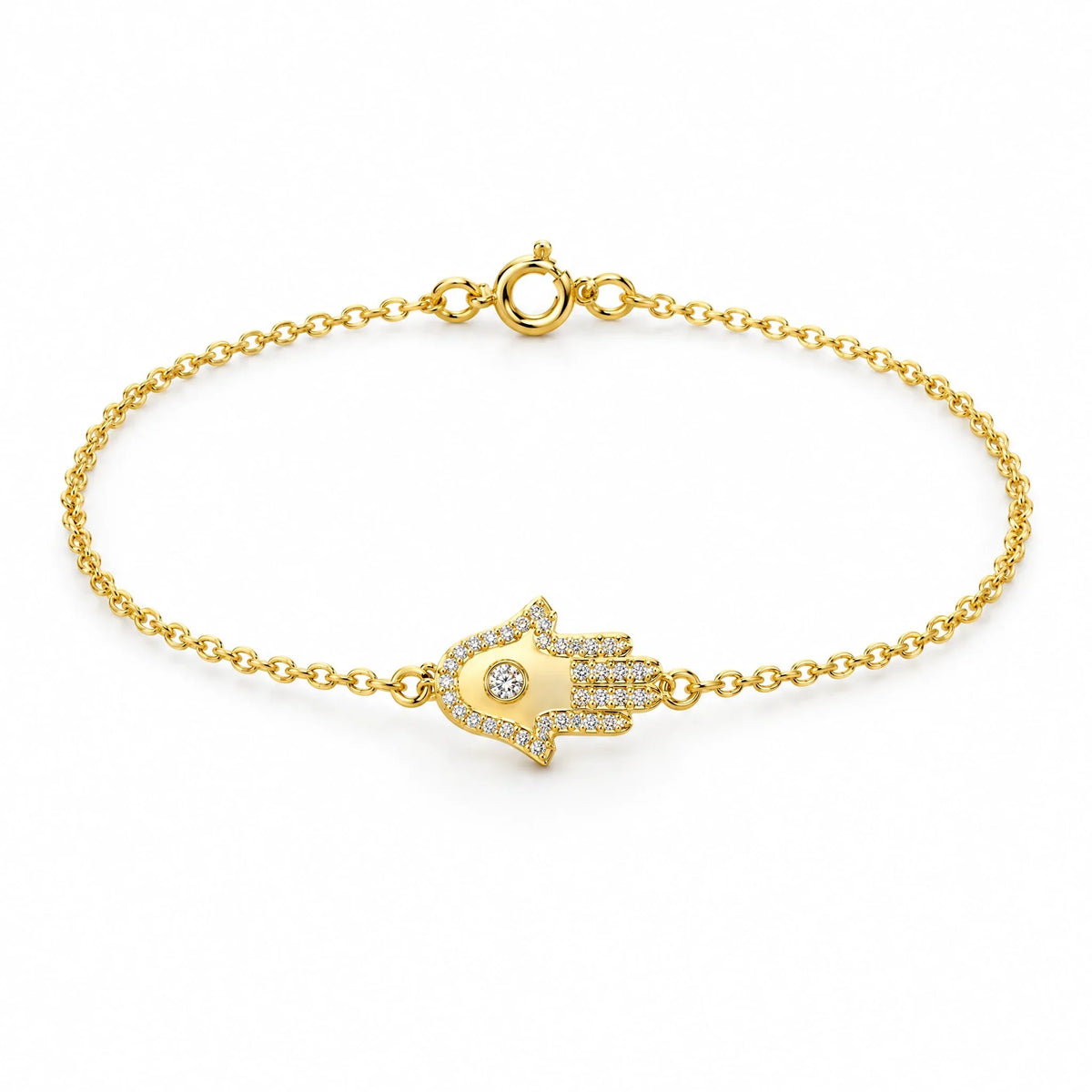 Amara 18K Gold Plated 925 Sterling Silver Cubic Zirconia Bracelet