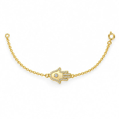 Amara 18K Gold Plated 925 Sterling Silver Cubic Zirconia Bracelet