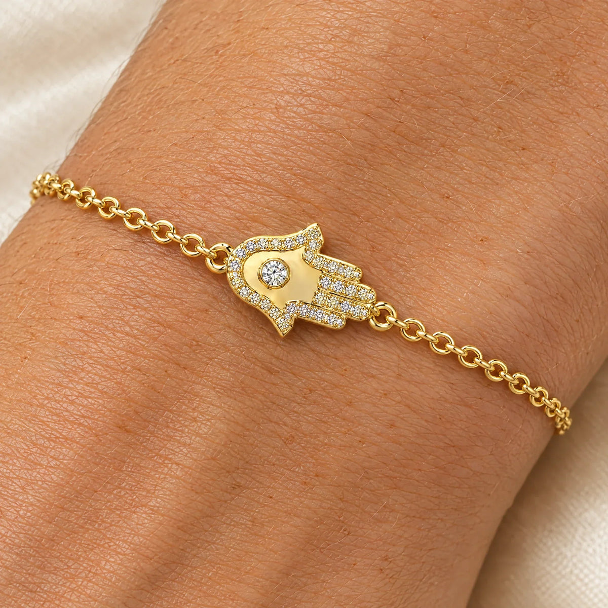Amara 18K Gold Plated 925 Sterling Silver Cubic Zirconia Bracelet