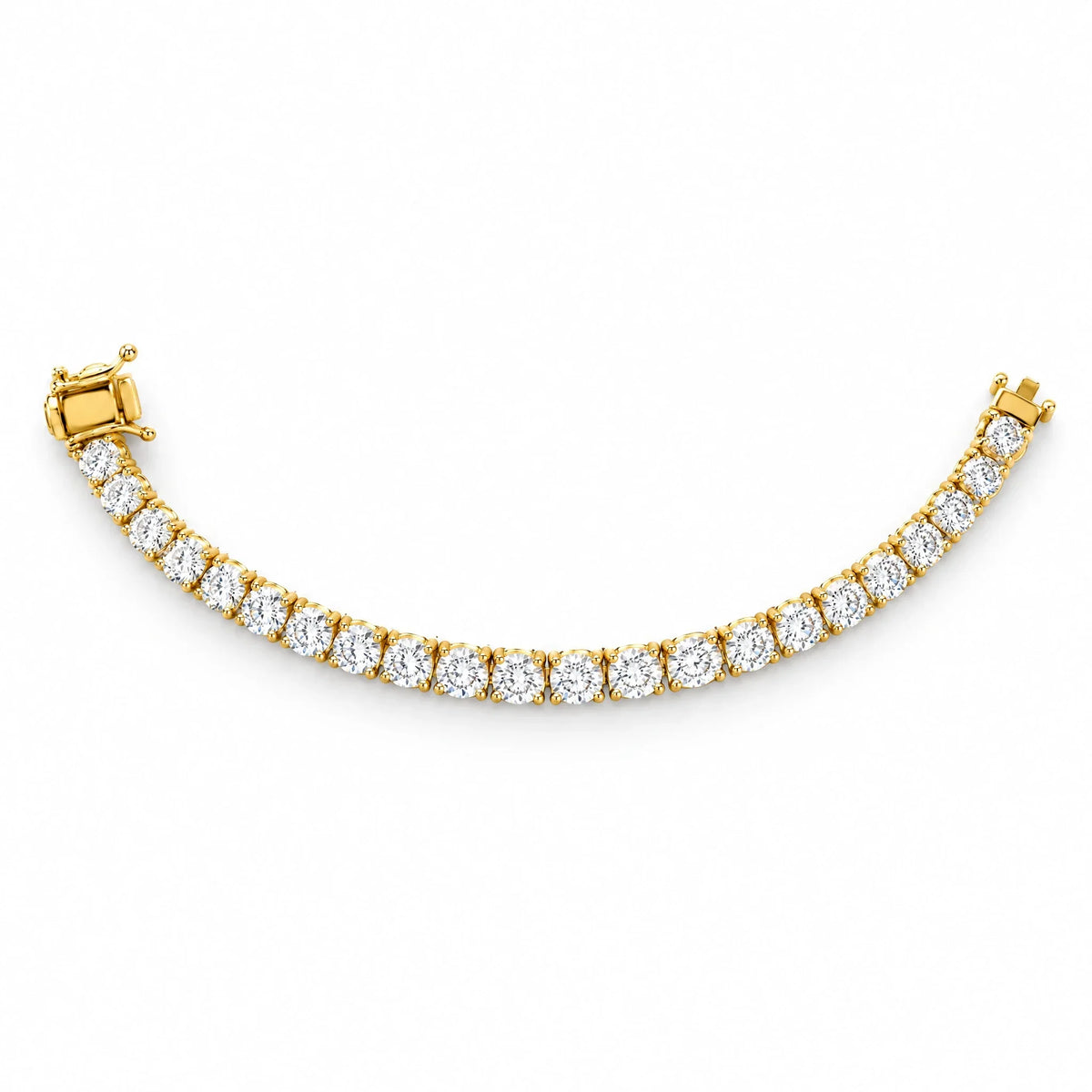 Aria 18K Gold Plated 925 Sterling Silver Cubic Zirconia Bracelet