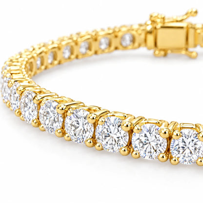 Aria 18K Gold Plated 925 Sterling Silver Cubic Zirconia Bracelet