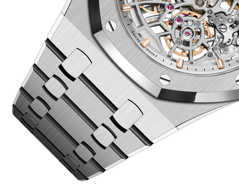 AP Royal Oak “JUMBO” EXTRA-THIN OPENWORKED “50TH ANNIVERSARY” Ref# 16204ST.OO.1240ST.01