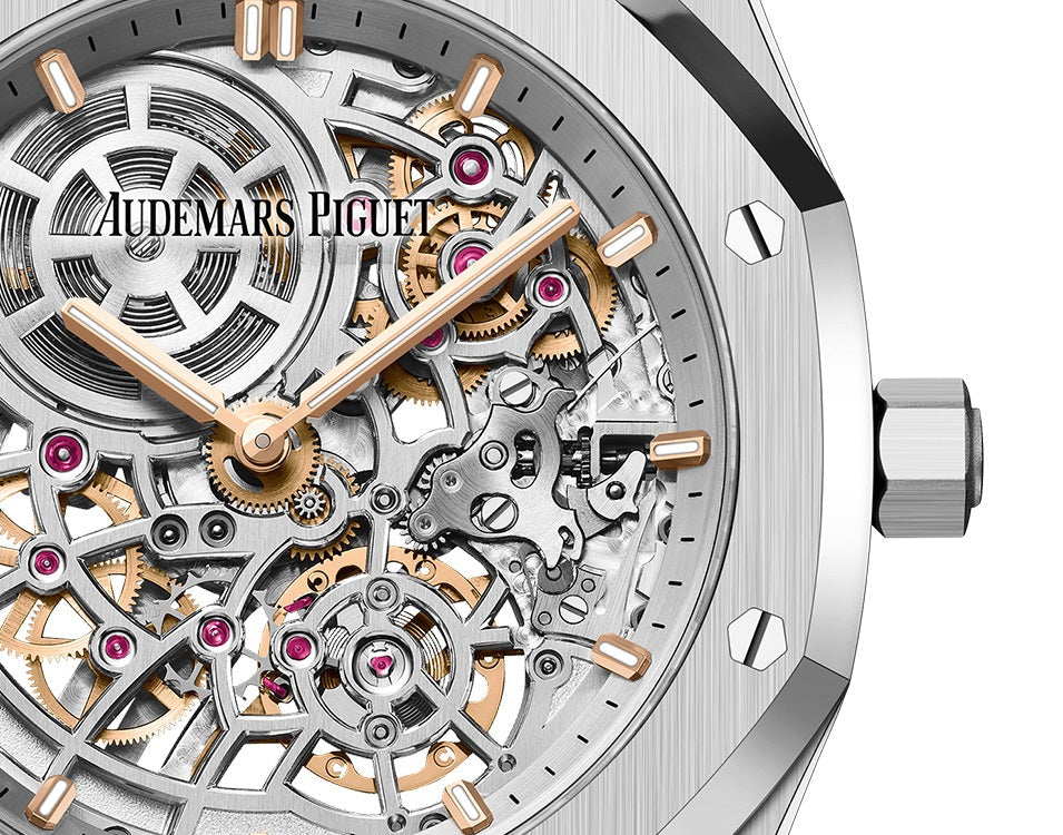 AP Royal Oak “JUMBO” EXTRA-THIN OPENWORKED “50TH ANNIVERSARY” Ref# 16204ST.OO.1240ST.01