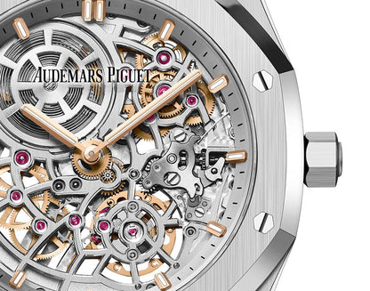 AP Royal Oak “JUMBO” EXTRA-THIN OPENWORKED “50TH ANNIVERSARY” Ref# 16204ST.OO.1240ST.01