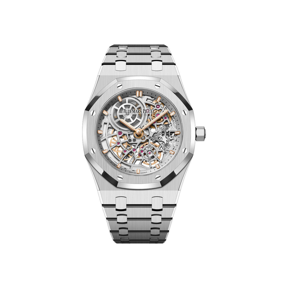 AP Royal Oak “JUMBO” EXTRA-THIN OPENWORKED “50TH ANNIVERSARY” Ref# 16204ST.OO.1240ST.01