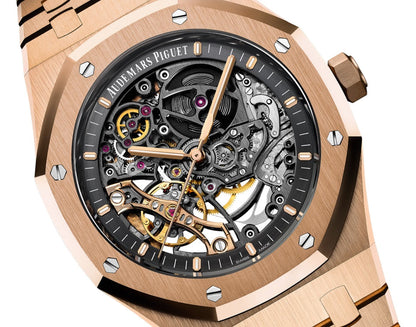 AP Royal Oak DOUBLE BALANCE WHEEL OPENWORKED Ref# 15407OR.OO.1220OR.01