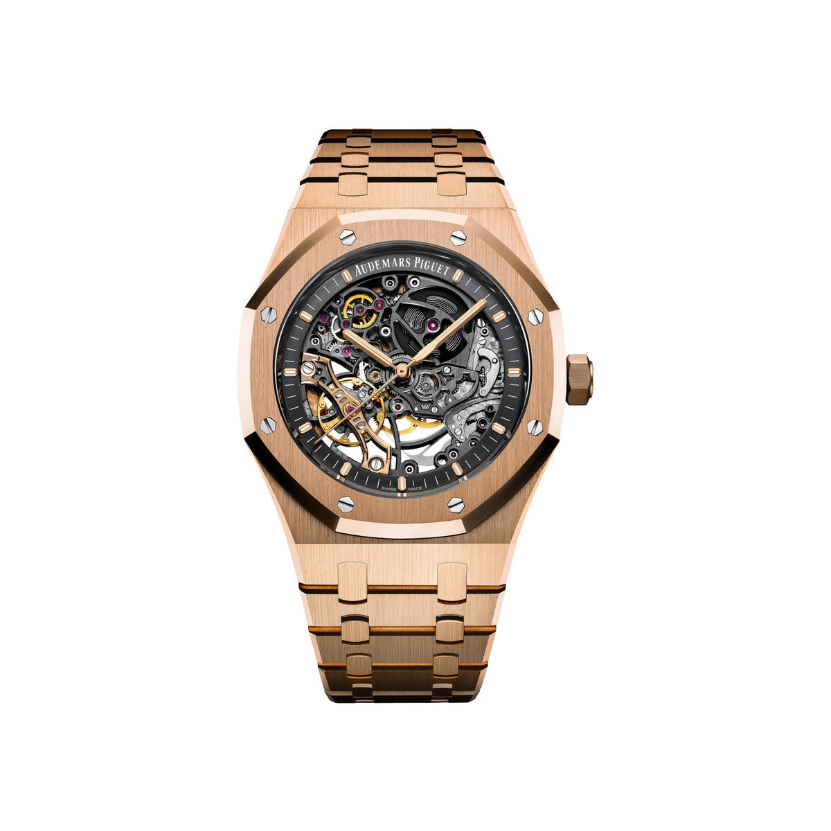AP Royal Oak DOUBLE BALANCE WHEEL OPENWORKED Ref# 15407OR.OO.1220OR.01