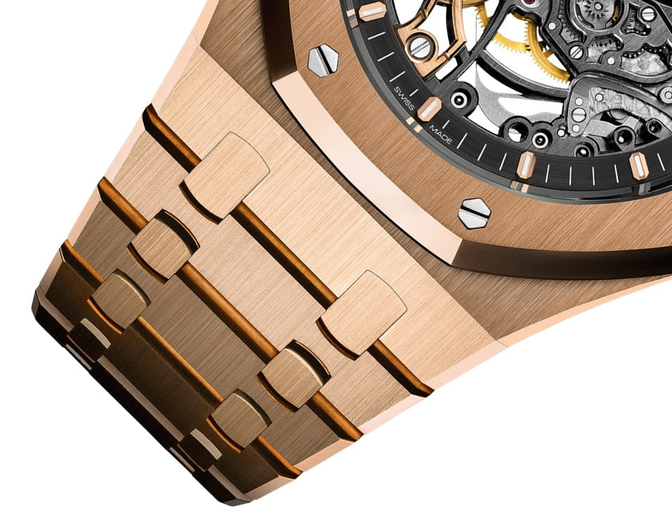 AP Royal Oak DOUBLE BALANCE WHEEL OPENWORKED Ref# 15407OR.OO.1220OR.01