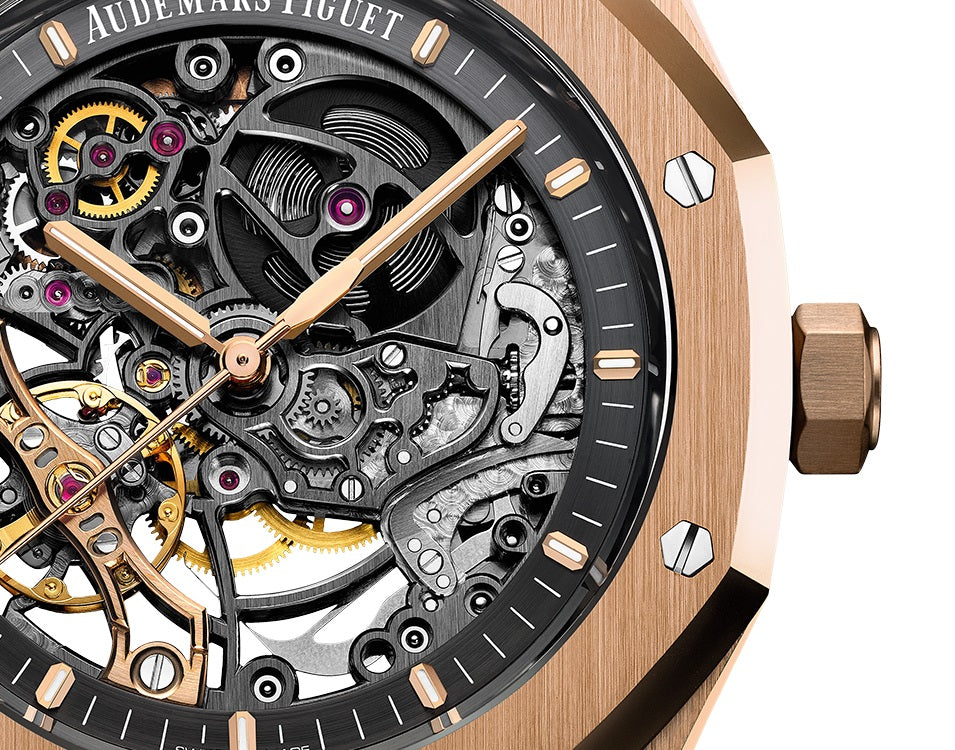 AP Royal Oak DOUBLE BALANCE WHEEL OPENWORKED Ref# 15407OR.OO.1220OR.01