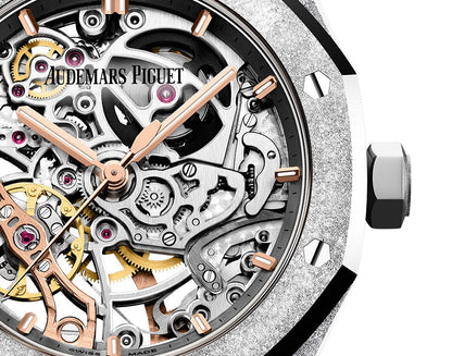 AP Royal Oak DOUBLE BALANCE WHEEL OPENWORKED Ref# 15466BC.GG.1259BC.01