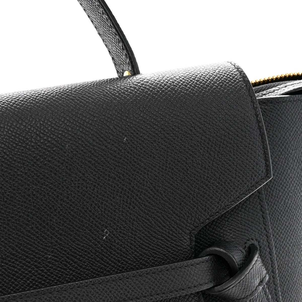 Celine Grained Calfskin Mini Belt Bag Black