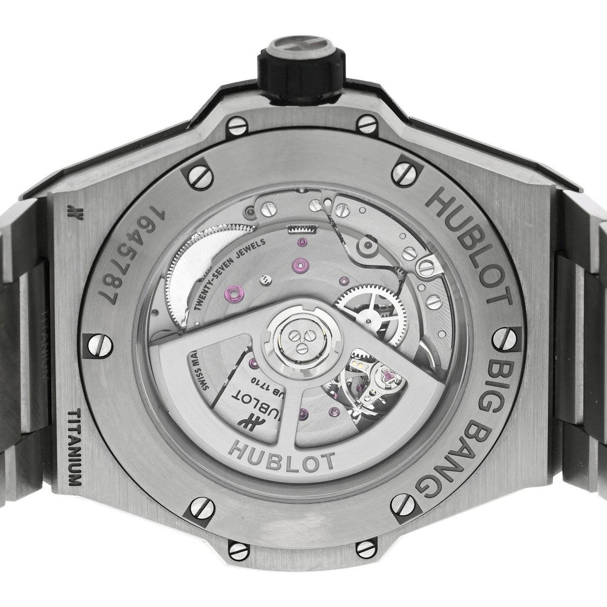 Hublot Titanium 40mm Big Bang Integrated Time Only Watch Silver 456.NX.0170.NX
