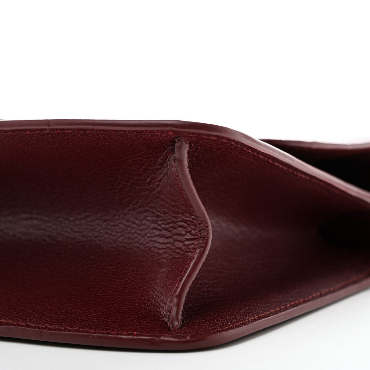 The Row Goatskin The Sofia 8.75 Crossbody Burgundy