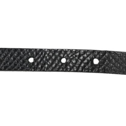 Hermes Epsom Behapi Double Tour Bracelet Black