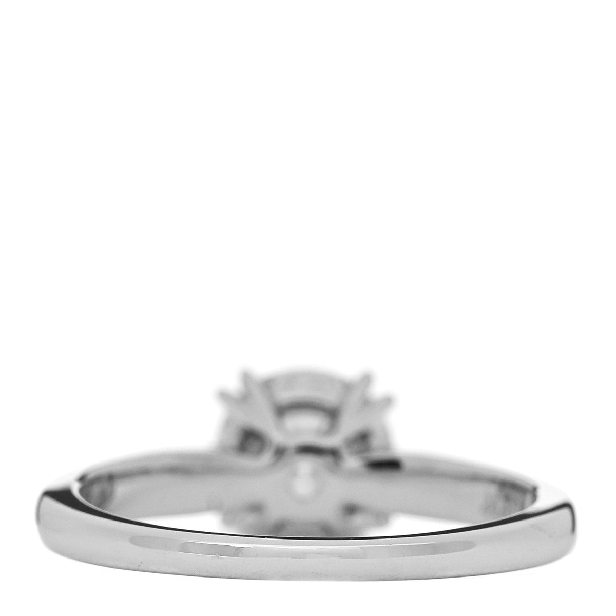 Harry Winston Platinum Diamond 1.01ct Round Brilliant Cut Solitaire Engagement Ring 48 4.5
