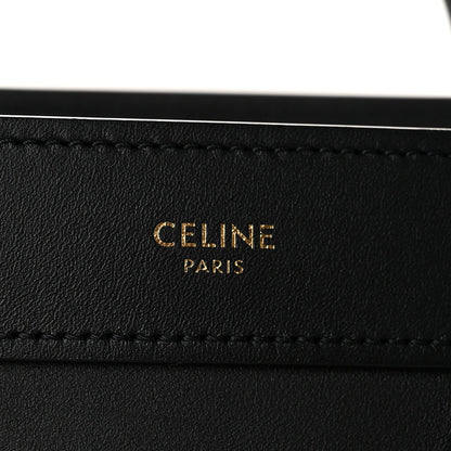 Celine Smooth Calfskin Nano Luggage Black