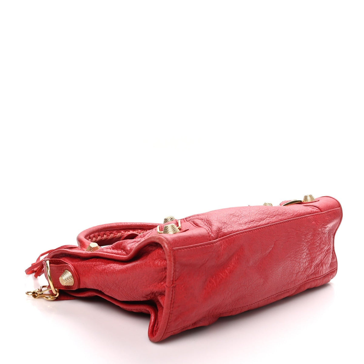 Balenciaga Agneau Giant 21 Gold City Rouge Coquelicot