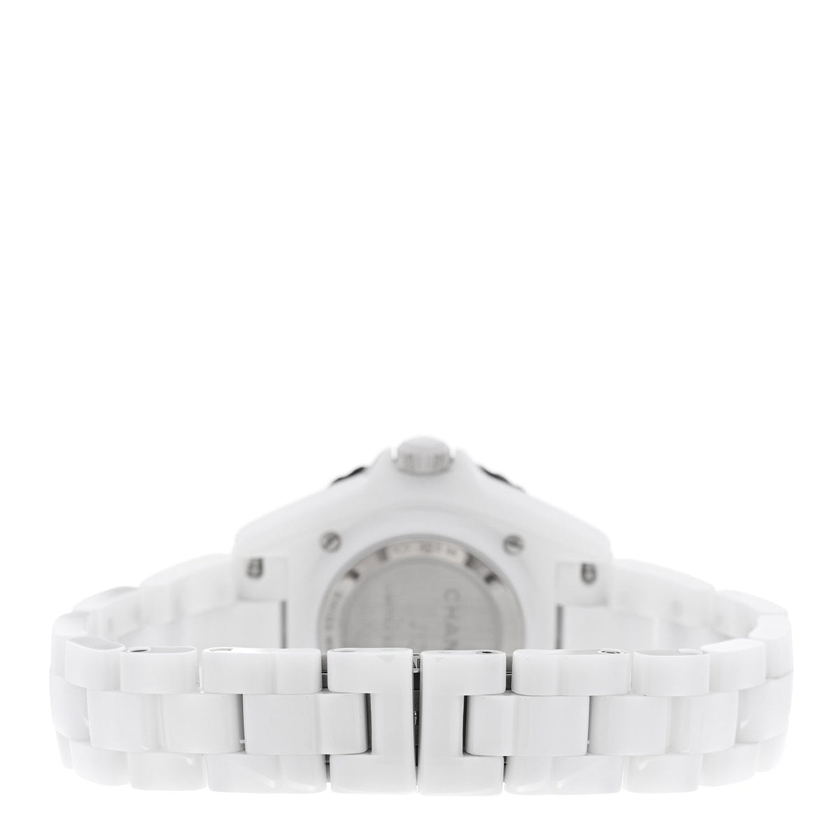 Chanel Stainless Steel Ceramic 33mm J12 Couture Watch White