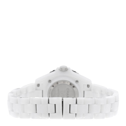 Chanel Stainless Steel Ceramic 33mm J12 Couture Watch White