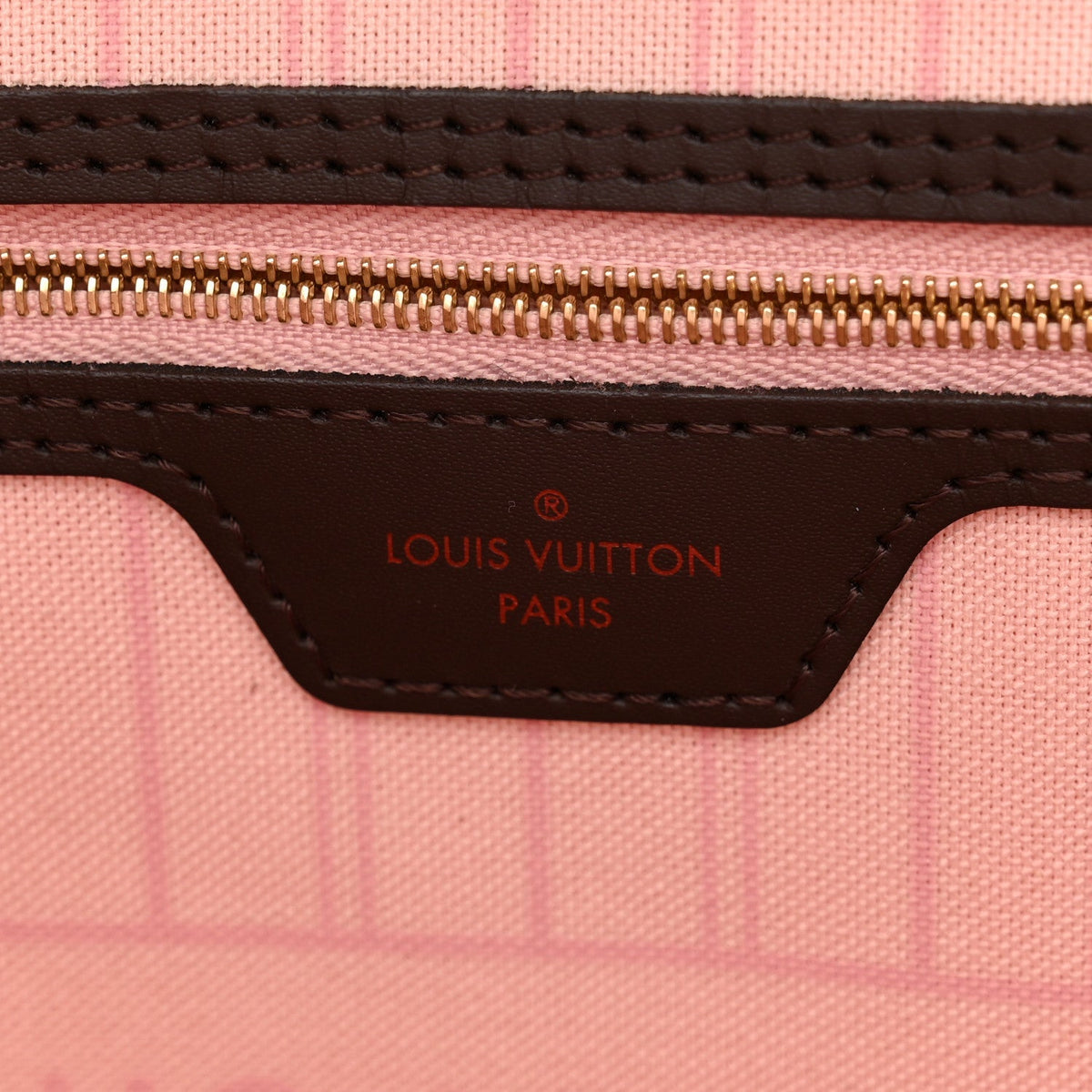 Louis Vuitton Damier Ebene Neo Neverfull MM Rose Ballerine
