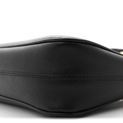 Prada Saffiano Lux Re-Edition 2005 Shoulder Bag Black