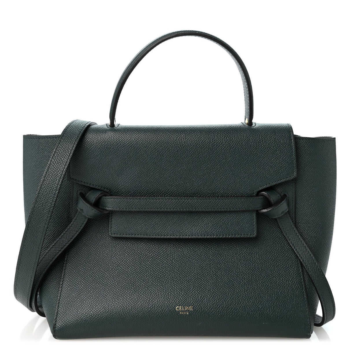 Celine Grained Calfskin Micro Belt Bag Amazone