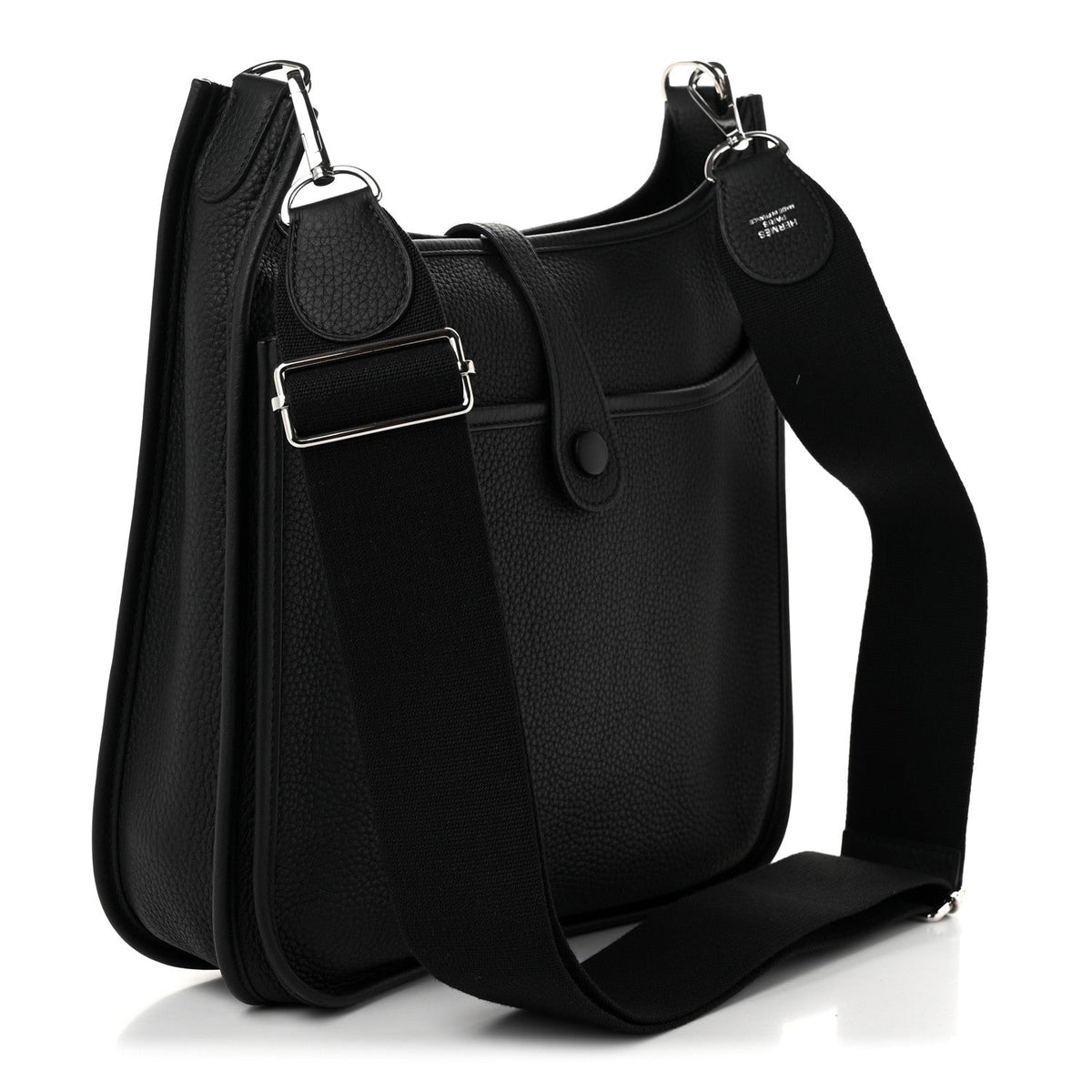 Hermes Taurillon Clemence Evelyne III PM Black